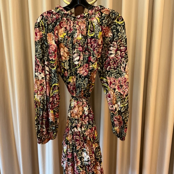 Kobi Halperin Abstract Metallic Print Dress - Picture 8 of 9